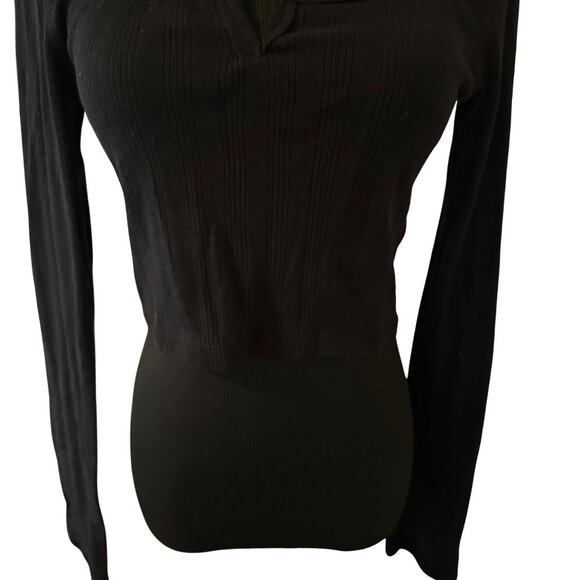 Aero The OG Tee collection shrunken tee black vneck size M - Picture 4 of 5